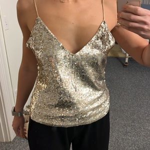 Alice & Olivia sequin tank